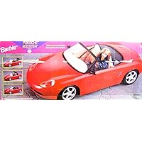 Barbie PORSCHE BOXSTER Sports CAR with MOTORIZED Convertible TOP Opens/Closes (1998)
