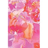 Blood Sugar and Food Log Book: Food Tracking Diary for Diabetes Type 2 in a Pocket Size - Peony Rose Cover