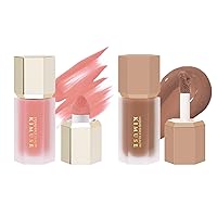 KIMUSE Liquid Blush & Weightless, Long-Wearing, Smudge Proof, Natural-Looking, Dewy Finish Liquid Contour Stick
