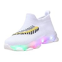 Toddler Boys Girls Led Shoes Tennis Shoes for 1-6 Years Old Children Candy Color Light up Sport Sneakers Shoes