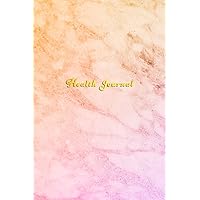 Health Journal: Herpes treatment logbook for women | Track, treat and fight your infection with this log book | Orange and pink for girls