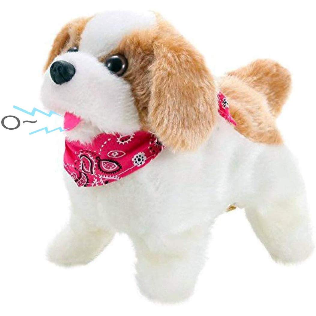 Liberty Imports Flip Over Puppy - Battery Operated Electronic Pet Cute Little Dog, Somersaults, Walks, Sits, Barks