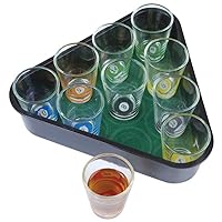 Maxam 11pc Pool Drinking Game Set-SPPOOL [Toy], Multicolor