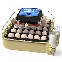 30 Egg Incubator with Humidity Display, Egg Candler, Automatic Egg Turner, for Hatching Chickens