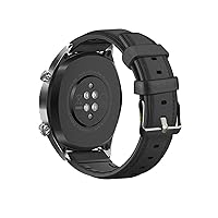 22mm 20mm Silicon Strap for Huawei Watch GT2e /GT2 46MM Honor Magic 2 Smart Band Bracelet Stainless Straps for GT 2e (Color : Black, Size : Honor Magic)