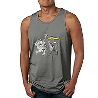 Lion of Judah Rasta Reggae Roots Men's Tank Top T-Shirt