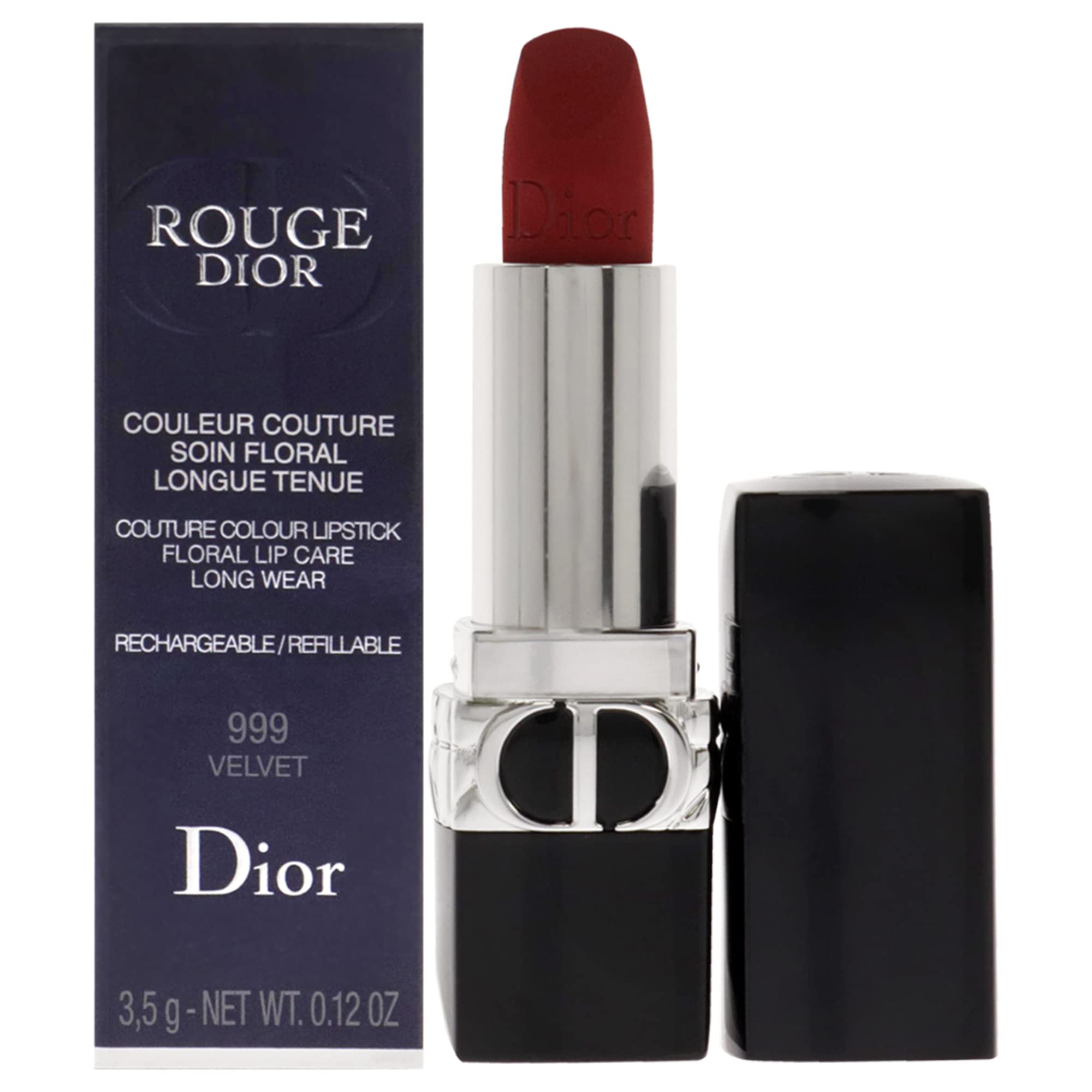 Son Dior Rouge Dior Couture Colour Refillable Lipstick 999 Matte