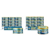Wild Planet Canned Variety Pack, Skipjack Tuna in Pure Olive Oil and Skipjack Tuna with Jalepeno & Cumin, Sustainably Wild-Caught, 3oz, Pack of 24