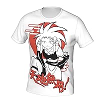 Anime Tenchi Muyo T Shirt Man's Summer Round Neck T-Shirts Casual Short Sleeves Tee