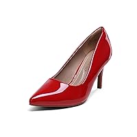 DREAM PAIRS Women's High Stiletto Heels Closed Pointed Toe Dress Pumps Shoes for Wedding Work Office Business, 3 Inches