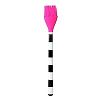 French Bull Easy Grip Melamine Handle Silicone Non-Stick Heat Resistant BPA-Free Chef Kitchen Utensils for Cooking, Mixing, Baking, Brush, Pink