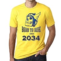 Men's Graphic T-Shirt Born to Ride Since 2034