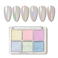 Mirror Nail Glitter Powder Solid Art Pigments Dust Gel Decorations Reflection Shinning Manicure Supplies DIY Salon Supplies