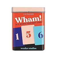 Galison Wham! Card Game – Fun Card Game for Kids, Easy to Play Family Game for 2+ Players, for Ages 6+ – Convenient Storage Tin and Instructions Included, Great Learning Activity for Kids