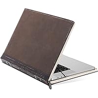 Twelve South BookBook V2 for 14 inch M1 MacBook | Vintage Full-Grain Leather Book case/Sleeve with Interior Pocket