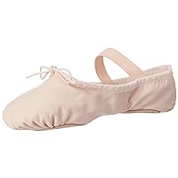 Bloch girls Bloch Girl's Dansoft Ii Leather Split Sole Ballet Shoe/Slipper Dance Shoe, Theatrical Pink, 13.5 Narrow Little Kid US