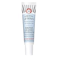 First Aid Beauty Ultra Repair Lip Therapy – Semi-Matte Lip Moisturizer for Dry, Chapped Lips – .5 oz
