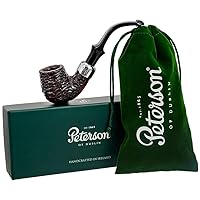 Peterson Standard Rustic - Irish Hand Made Briar Tobacco Pipe PLIP (Rusticated, 314)