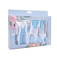 Baby Ear Cleaning and Nails Cares Kits Baby Ear Pick and Nails Cares Set10-Piece Set for Gentle Grooming Gift Baby Cares Set Baby Grooming Tools Baby Manicure Set Nursery Cares Kits