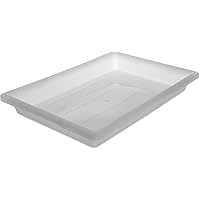 Carlisle FoodService Products Storplus Food Storage Container with Stackable Design for Catering, Buffets, Restaurants, Polyethylene (Pe), 5 Gallon, White