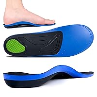 Arch Support Insoles for Women & Men,Shoe Inserts Plantar Fasciitis Insoles Work Boot Shoe Foot Insole for Flat Feet High Arch Foot Pain Orthotic Insoles Shock Absorbing Insoles