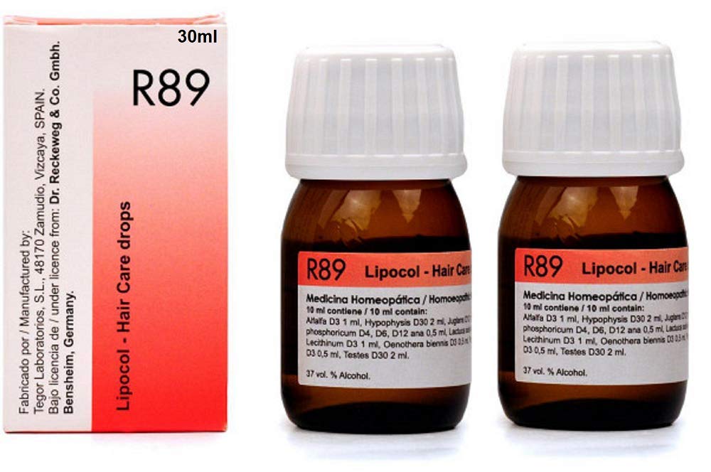 Dr. Reckeweg 2 Lot X - Homeopathic Medicine - R89 - Hair Care Drops