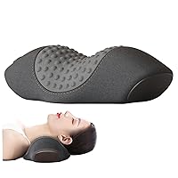 Neck Pillow, Memory Foam Ergonomic Massager Pillow, Cervical Neck Pillows for Neck Pain Relief Muscle Soreness (Normal)