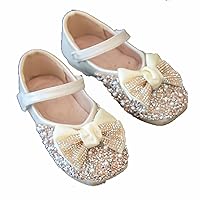 Sandal Boy Toddler Soft Bottom Girls' Princess Shoes With Bow With Sequins Toddler Shoes Toddler Water Shoes Girls