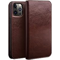 Wallet Case for iPhone 13 Mini/13/13 Pro/13 Pro Max, PU Leather Phone Case with Shockproof TPU Credit Card Holder Viewing Stand, Flip Folio Cover (Color : Brown, Size : 13pro 6.1