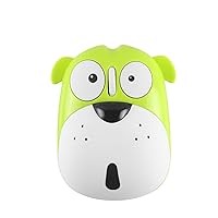 Cute Wireless Mouse, Cartoon Dog 2.4GHz Rechargeable Cordless Mouse with Nano USB Receiver Children Mice Kids Gaming Mouse for Notebook,Laptop,PC,Desktop (Green)