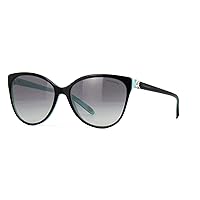 Tiffany TF 4089B 8055-3C Black Cats Eyes Sunglasses Lens Category 2 Size, 58mm