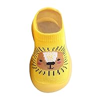 Puppy Slippers Toddler Boy Kids Boys Sole Cute Rubber Baby Stocking Knit Socks Shoes Warm Slippers Boys 5
