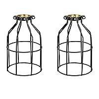 Simple Deluxe Metal Bulb Guard Lamp Cage, Adjustable Industrial Clamp for 1.41