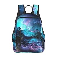 3d Graphics Universe Space Print Simple And Lightweight Leisure Backpack, Men'S And Women'S Fashionable Travel Backpack