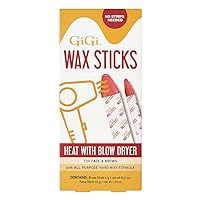 Blow Dry Wax Sticks for Face and Brows, with All Purpose HArd Wax Formula, 2-stick pack