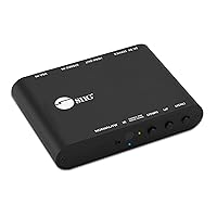 SIIG VGA & Audio to HDMI Scaler Converter, Video Enhancement and De-interlacing, Noise Reduction,1080p, IR Remote/Software Control, Aluminum Design, ESD Protection, TAA Compliant (CE-H23V11-S1)
