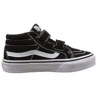 Vans Kids Sk8-Mid Reissue V Skate Shoe (Black/True White, Numeric_11)