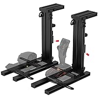 Joystick Desk Mount for Flight Sim Game, Throttle and Hotas Systems, Hotas Mount with All Installation Bolts ＆ Install Manual（2PCS）