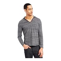 Kenneth Cole Mens Space Dyed Basic T-Shirt, Grey, XX-Large