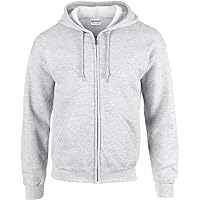 Gildan Mens Full Zip Hooded Sweatshirt