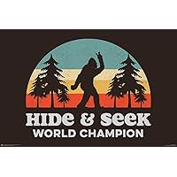 FRAME USA Bigfoot Hide & Seek Poster (Unframed)(24x36)