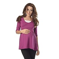 Top Tunic A Line Pregnancy Shirt Blouse Pregnant Women 5200