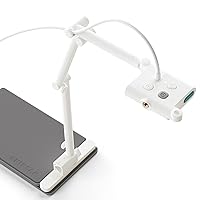 OKIOCAM S Plus USB Document Camera & Webcam for Teachers, Distance Learning, Video Conferencing, Remote Working, Stop Motion, Time Lapse, Overhead Video, 1944p