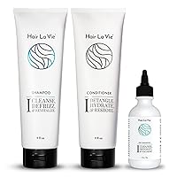 Shampoo & Conditioner Set + Dry Shampoo Bundle | Detox, Cleanse & Volumize for Blonde & Brunette Hair