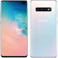 Samsung Galaxy S10 G973F Hybrid Dual SIM 128GB Unlocked GSM LTE Phone with Triple 12MP+12MP+16MP Rear Camera (International Variant/US Compatible LTE) - Prism White