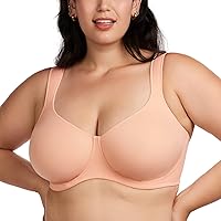 HSIA Push up Bras for Women T-Shirt Padded Full Coverage Minimizer Bra