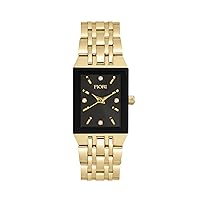 Women's Gold with Black dial Watch - 3867, Gold