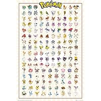  Pokémon Poster Hoenn Region (#252-386) (24x36): Posters &  Prints
