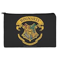 GRAPHICS & MORE Harry Potter Ilustrated Hogwart's Crest Makeup Cosmetic Bag Organizer Pouch