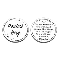 Get Well Soon Gifts for Women Men Pocket Hug Cancer Survivor Fighter After Surgery Breast Cancer Inspirational Gifts for Friends Sobriety Recovery Coworker Appreciation Leaving Christmas Double-Sided
